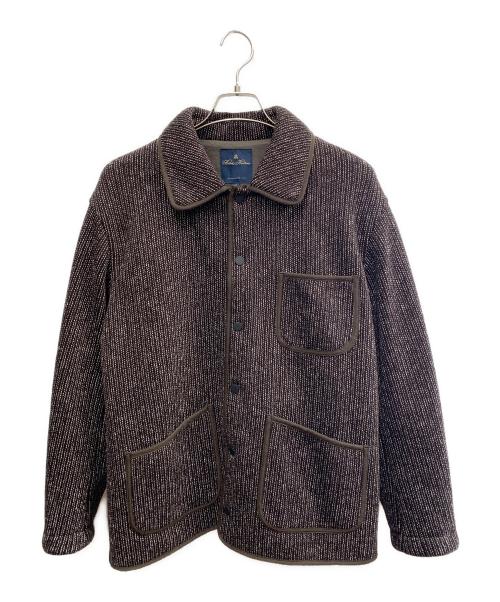 BROOKS BROTHERS（ブルックスブラザーズ）BROOKS BROTHERS (ブルックスブラザーズ) ビーチクロス　ショートジャケット ブラウン サイズ:SIZE Mの古着・服飾アイテム