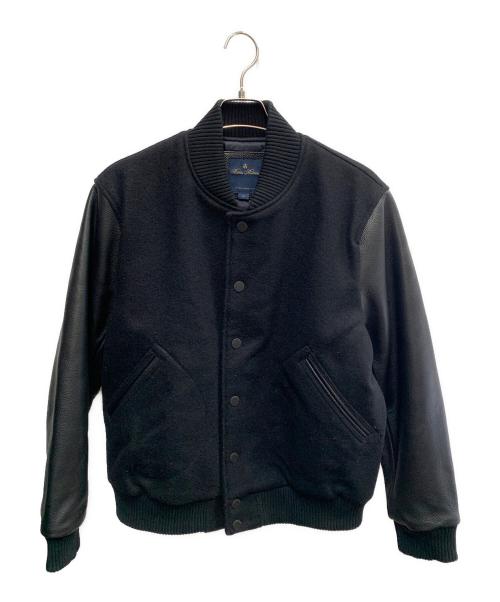 BROOKS BROTHERS（ブルックスブラザーズ）BROOKS BROTHERS (ブルックスブラザーズ) BROOKS BROTHERS　ブラック　バーシティージャケット ブラック サイズ:SIZE Mの古着・服飾アイテム