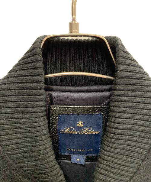BROOKS BROTHERS（ブルックスブラザーズ）BROOKS BROTHERS (ブルックスブラザーズ) BROOKS BROTHERS　ブラック　バーシティージャケット ブラック サイズ:SIZE Mの古着・服飾アイテム