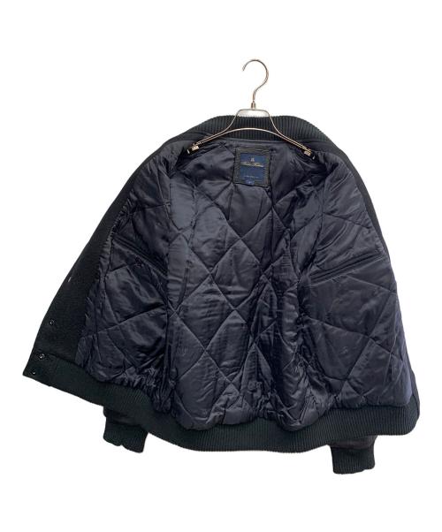 BROOKS BROTHERS（ブルックスブラザーズ）BROOKS BROTHERS (ブルックスブラザーズ) BROOKS BROTHERS　ブラック　バーシティージャケット ブラック サイズ:SIZE Mの古着・服飾アイテム
