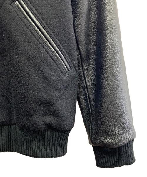 BROOKS BROTHERS（ブルックスブラザーズ）BROOKS BROTHERS (ブルックスブラザーズ) BROOKS BROTHERS　ブラック　バーシティージャケット ブラック サイズ:SIZE Mの古着・服飾アイテム