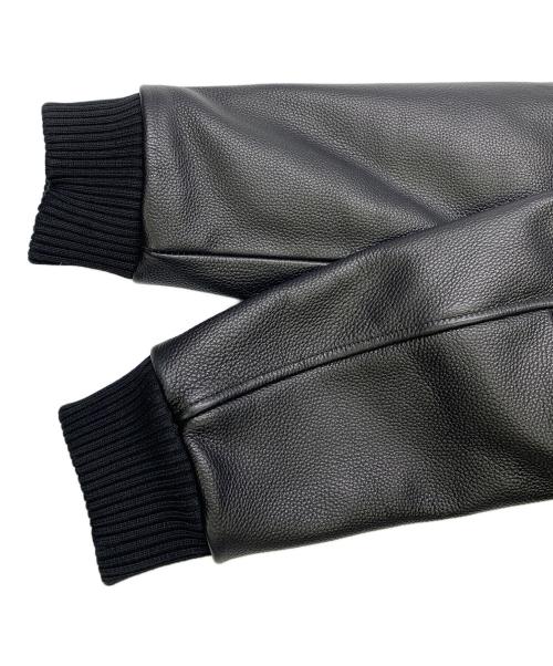 BROOKS BROTHERS（ブルックスブラザーズ）BROOKS BROTHERS (ブルックスブラザーズ) BROOKS BROTHERS　ブラック　バーシティージャケット ブラック サイズ:SIZE Mの古着・服飾アイテム
