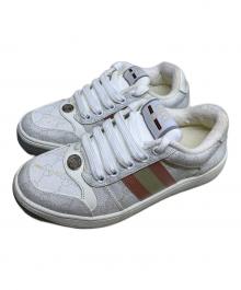 GUCCI（グッチ）の古着「GUCCI　スクリーナー　ローカットスニーカー」｜ホワイト
