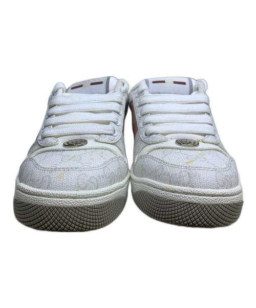 GUCCI（グッチ）GUCCI (グッチ) GUCCI　スクリーナー　ローカットスニーカー ホワイト サイズ:SIZE 35の古着・服飾アイテム