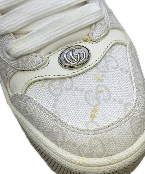 GUCCI（グッチ）GUCCI (グッチ) GUCCI　スクリーナー　ローカットスニーカー ホワイト サイズ:SIZE 35の古着・服飾アイテム
