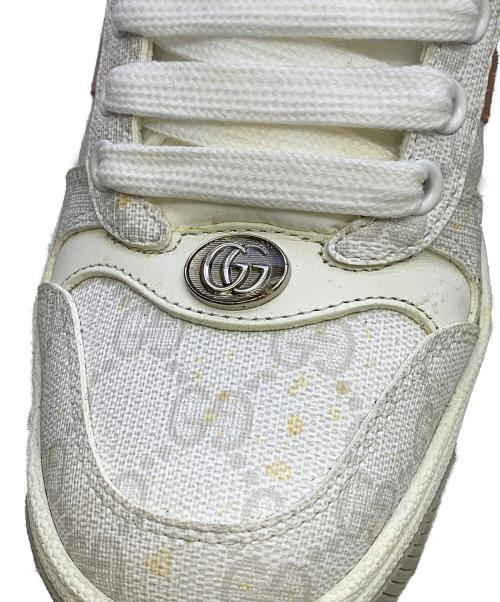 GUCCI（グッチ）GUCCI (グッチ) GUCCI　スクリーナー　ローカットスニーカー ホワイト サイズ:SIZE 35の古着・服飾アイテム