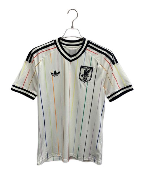 adidas（アディダス）adidas (アディダス) adidas　ホワイト　日本代表 アウウェイユニフォーム　スポーツウェア ホワイト サイズ:SIZE Lの古着・服飾アイテム