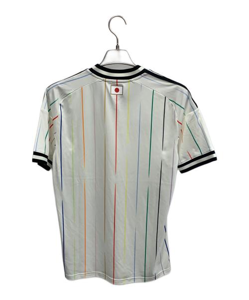 adidas（アディダス）adidas (アディダス) adidas　ホワイト　日本代表 アウウェイユニフォーム　スポーツウェア ホワイト サイズ:SIZE Lの古着・服飾アイテム
