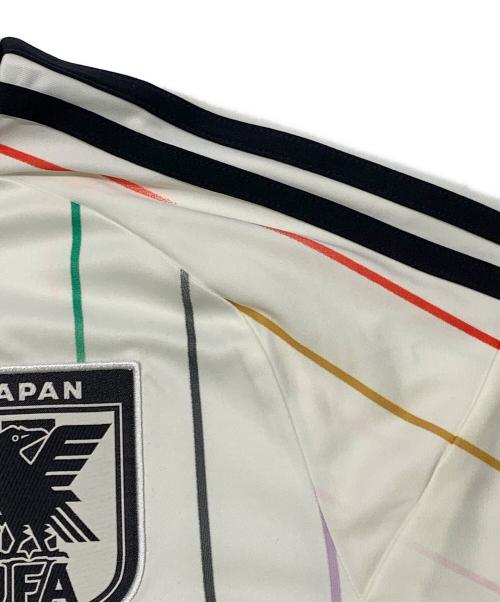 adidas（アディダス）adidas (アディダス) adidas　ホワイト　日本代表 アウウェイユニフォーム　スポーツウェア ホワイト サイズ:SIZE Lの古着・服飾アイテム