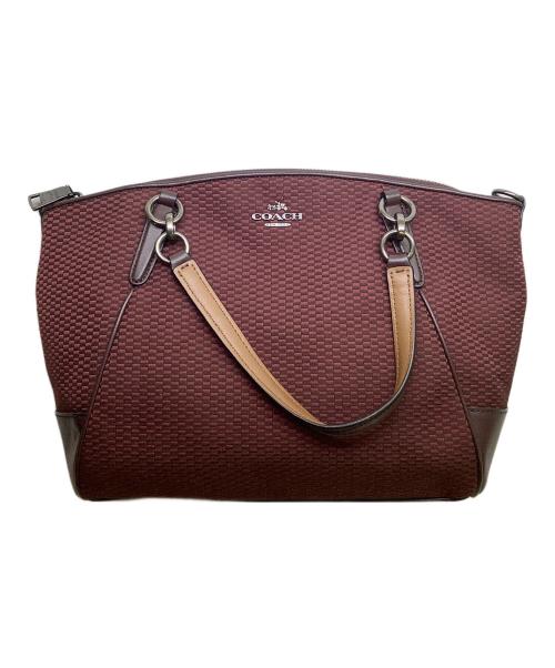 COACH（コーチ）COACH (コーチ) COACH　エヴァフォーン　	クロボディ　ショルダーバッグ ベージュの古着・服飾アイテム