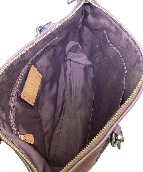 COACH（コーチ）COACH (コーチ) COACH　エヴァフォーン　	クロボディ　ショルダーバッグ ベージュの古着・服飾アイテム