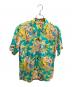 Sun Surf（サンサーフ）の古着「Sun Surf　ブルー　	polynesian　アロハシャツ」｜ブルー