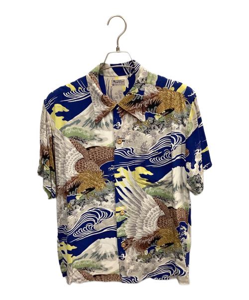 Sun Surf（サンサーフ）Sun Surf (サンサーフ) Sun Surf　ブルー　kalakaua　アロハシャツ ブルー サイズ:SIZE Mの古着・服飾アイテム