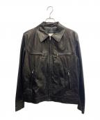 Thee Hysteric XXXジィ ヒステリックトリプルエックス）の古着「シングルライダースジャケット」｜ブラック