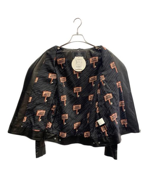 Thee Hysteric XXX（ジィ ヒステリックトリプルエックス）Thee Hysteric XXX (ジィ ヒステリックトリプルエックス) シングルライダースジャケット ブラック サイズ:SIZE Lの古着・服飾アイテム