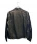 Thee Hysteric XXX (ジィ ヒステリックトリプルエックス) シングルライダースジャケット ブラック サイズ:SIZE L：55000円