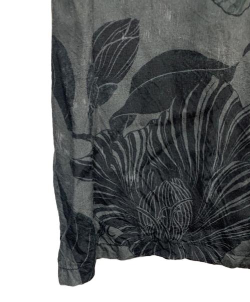 BUDSPOOL（バッズプール）BUDSPOOL (バッズプール) Gakkin (ガッキン) BUDSPOOL×GAKKIN　廻り花 HAWAIIAN SHIRT　半袖シャツ グレー サイズ:SIZE Lの古着・服飾アイテム