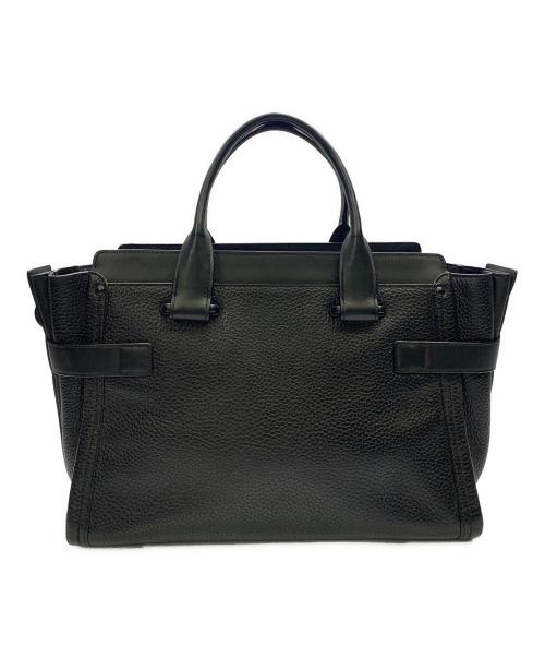 COACH（コーチ）COACH (コーチ) COACH　	スワッガー　ブラック　ハンドバッグ ブラックの古着・服飾アイテム
