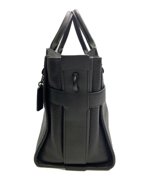 COACH（コーチ）COACH (コーチ) COACH　	スワッガー　ブラック　ハンドバッグ ブラックの古着・服飾アイテム