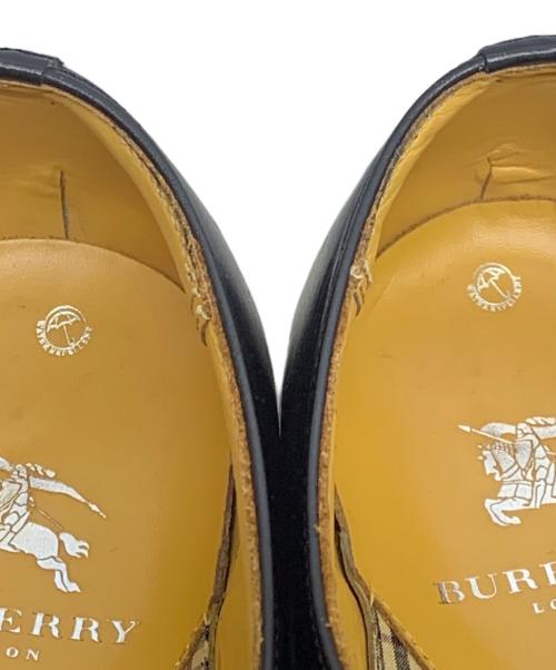 BURBERRY（バーバリー）BURBERRY (バーバリー) BURBERRY　ブラック　ストレートチップシューズ ブラック サイズ:SIZE 26.5cmの古着・服飾アイテム