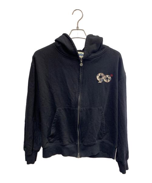 9090（9090）9090 (9090) 9090　ブラック　ジップパーカー ブラック サイズ:SIZE Lの古着・服飾アイテム