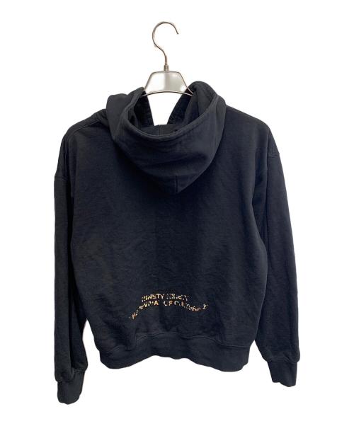 9090（9090）9090 (9090) 9090　ブラック　ジップパーカー ブラック サイズ:SIZE Lの古着・服飾アイテム