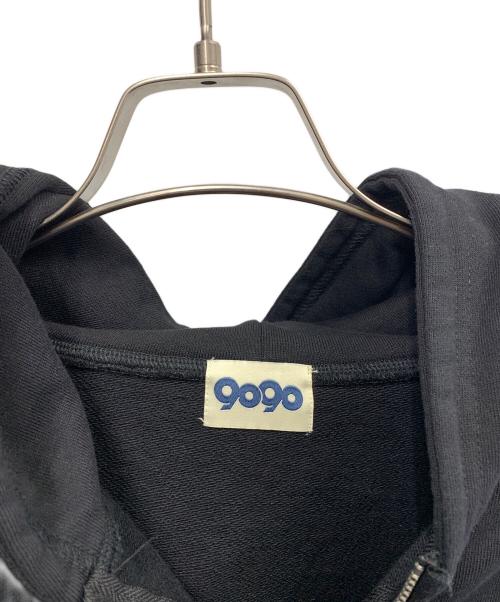 9090（9090）9090 (9090) 9090　ブラック　ジップパーカー ブラック サイズ:SIZE Lの古着・服飾アイテム