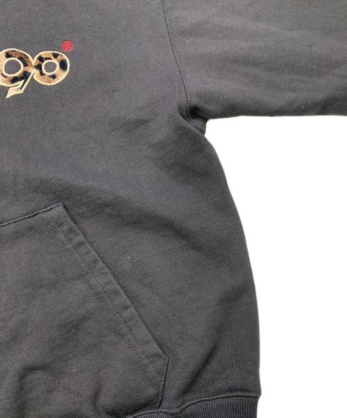 9090（9090）9090 (9090) 9090　ブラック　ジップパーカー ブラック サイズ:SIZE Lの古着・服飾アイテム