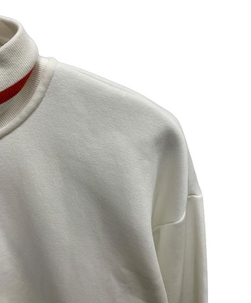 adidas（アディダス）adidas (アディダス) adidas　ホワイト　ハーフジップスウェット ホワイト サイズ:SIZE XLの古着・服飾アイテム