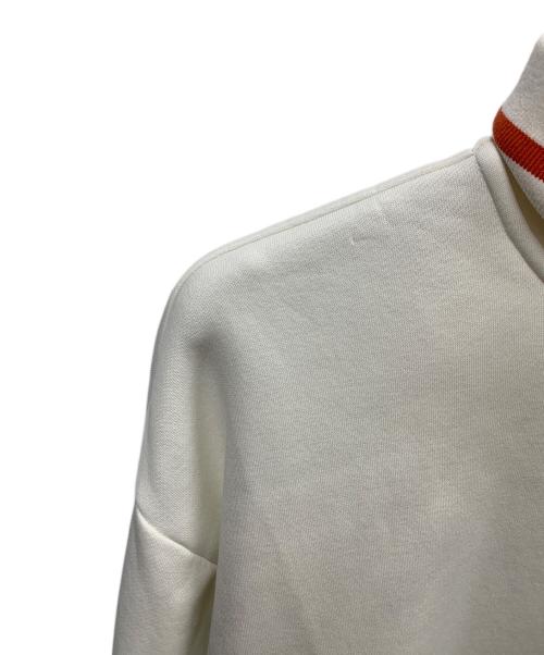 adidas（アディダス）adidas (アディダス) adidas　ホワイト　ハーフジップスウェット ホワイト サイズ:SIZE XLの古着・服飾アイテム