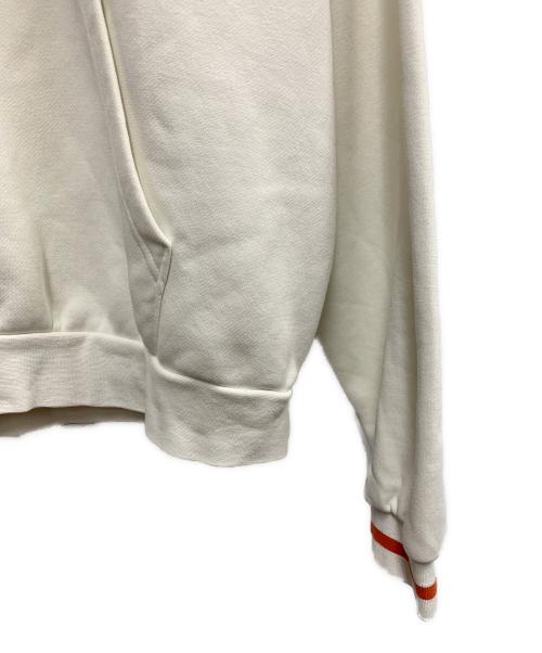 adidas（アディダス）adidas (アディダス) adidas　ホワイト　ハーフジップスウェット ホワイト サイズ:SIZE XLの古着・服飾アイテム