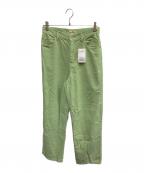 Spick and Spanスピック＆スパン）の古着「Spick and Span　黄緑　コーデュロイパンツ」｜黄緑