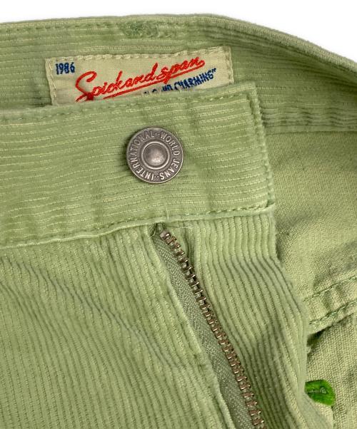 Spick and Span（スピック＆スパン）Spick and Span (スピック＆スパン) Spick and Span　黄緑　コーデュロイパンツ 黄緑 サイズ:SIZE 40 未使用品の古着・服飾アイテム