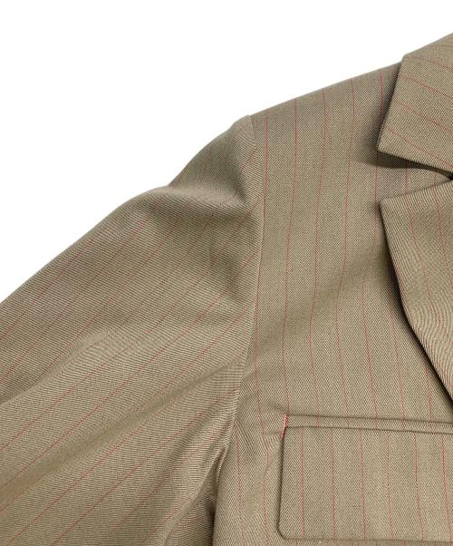PUBLIC TOKYO（パブリックトウキョウ）PUBLIC TOKYO (パブリックトウキョウ) PUBLIC TOKYO　ベージュ　テーラードジャケット ベージュ サイズ:SIZE 1の古着・服飾アイテム