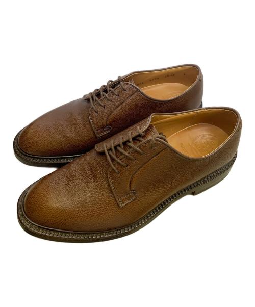 SHETLAND FOX（シェットランドフォックス）SHETLAND FOX (シェットランドフォックス) SHETLAND FOX　ブラウン　プレーントゥシューズ ブラウン サイズ:SIZE 24cmの古着・服飾アイテム