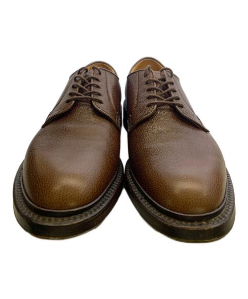 SHETLAND FOX（シェットランドフォックス）SHETLAND FOX (シェットランドフォックス) SHETLAND FOX　ブラウン　プレーントゥシューズ ブラウン サイズ:SIZE 24cmの古着・服飾アイテム