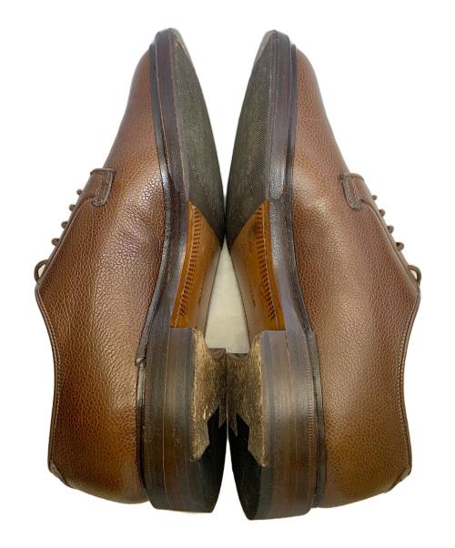 SHETLAND FOX（シェットランドフォックス）SHETLAND FOX (シェットランドフォックス) SHETLAND FOX　ブラウン　プレーントゥシューズ ブラウン サイズ:SIZE 24cmの古着・服飾アイテム