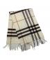BURBERRY（バーバリー）の古着「BURBERRY　ホワイト　ノバチェック　マフラー」｜ホワイト