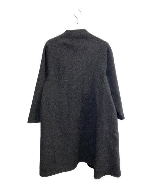 tageechita（タジチタ）tageechita (タジチタ) tageechita　ブラック　ラップラペルウールコート　ウールコート ブラック サイズ:SIZE Mの古着・服飾アイテム