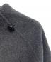 中古・古着 tageechita (タジチタ) tageechita　ブラック　ラップラペルウールコート　ウールコート ブラック サイズ:SIZE M：10000円