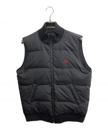 FRED PERRY（フレッドペリー）の古着「FRED PERRY　	ブラック　ダウンベスト」｜ブラック