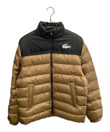 LACOSTE SPORT（ラコステスポーツ）の古着「LACOSTE SPORT　ベージュ　中綿ジャケット」｜ベージュ