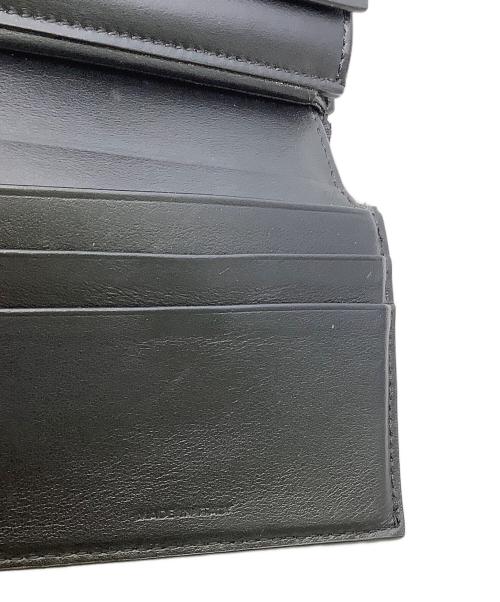CELINE（セリーヌ）CELINE (セリーヌ) CELINE　トリフォールドウォレット　コンパクトウォレット ブラックの古着・服飾アイテム