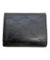 CELINE (セリーヌ) CELINE　トリフォールドウォレット　コンパクトウォレット ブラック：25000円