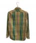 JERADO (ジェラード) JERADO　ベージュ×グリーン　チェック　長袖シャツ ベージュ×グリーン サイズ:SIZE M：10000円