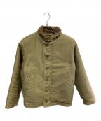 Stevenson Overall Co.スティーブンソンオーバーオール）の古着「Stevenson Overall Co.　カーキ　デッキジャケット」｜カーキ