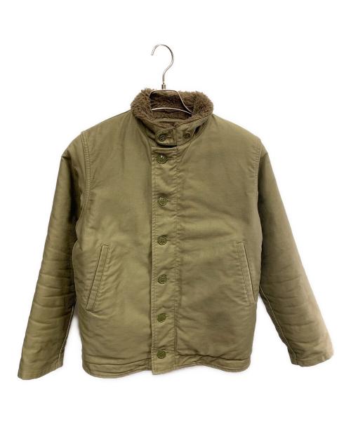 Stevenson Overall Co.（スティーブンソンオーバーオール）Stevenson Overall Co. (スティーブンソンオーバーオール) Stevenson Overall Co.　カーキ　デッキジャケット カーキ サイズ:SIZE 38の古着・服飾アイテム