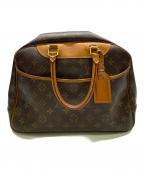 LOUIS VUITTONルイ ヴィトン）の古着「LOUIS VUITTON　モノグラム　ドーヴィル(ボーリングヴァニティ)　ハンドバッグ」｜ブラウン