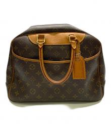LOUIS VUITTON（ルイ ヴィトン）の古着「LOUIS VUITTON　モノグラム　ドーヴィル(ボーリングヴァニティ)　ハンドバッグ」｜ブラウン