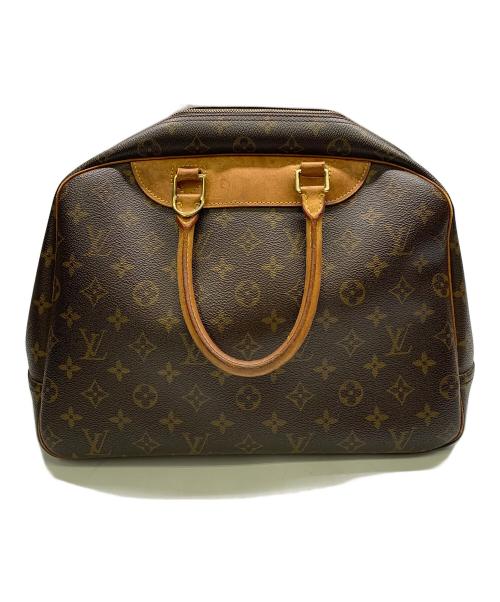 LOUIS VUITTON（ルイ ヴィトン）LOUIS VUITTON (ルイ ヴィトン) LOUIS VUITTON　モノグラム　ドーヴィル(ボーリングヴァニティ)　ハンドバッグ ブラウンの古着・服飾アイテム
